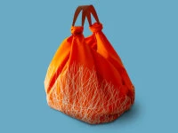 Baumwolltasche Furoshiki Tsuru, Orange, 100 Cm 10 Baumwolltasche Furoshiki Tsuru, Orange, 100 Cm – Bild 10