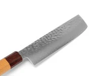 Damastmesser Nakiri 160, VG-10, Hammerschlag 3 Damastmesser Nakiri 160, VG-10, Hammerschlag – Bild 3