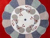 Furoshiki Imari, Rot, 2 Größen 4 Furoshiki Imari, Rot, 2 Größen – Bild 4