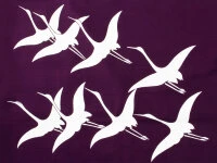 Geschenkset Chiyogami Mit Furoshiki Kuren L, Lila 3 Geschenkset Chiyogami Mit Furoshiki Kuren L, Lila – Bild 3