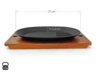 Gusseisen Grillpfanne Oval 6 Gusseisen Grillpfanne Oval – Bild 6