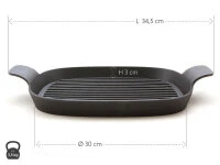 Gusseisen Grillpfanne Palma, OIGEN Japan 5 Gusseisen Grillpfanne Palma, OIGEN Japan – Bild 5