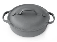 Gusseisen Topf OIGEN, Flach, 24 Cm