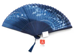 Handfächer Aino-cho, Blau -Produkte Für Zuhause handfaecher aino cho blau 1