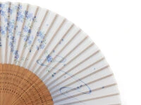 Handfächer Kiyomi, Blau 4 Handfächer Kiyomi, Blau – Bild 4
