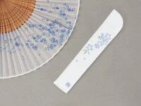 Handfächer Kiyomi, Blau 6 Handfächer Kiyomi, Blau – Bild 6