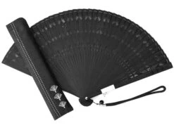 Handfächer Kuroi Taki, Schwarz 11 Handfächer Kuroi Taki, Schwarz -Produkte Für Zuhause handfaecher kuroi taki schwarz 1