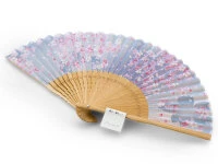 Handfächer Sakura Fubuki, Kirschblüte Blau 5 Handfächer Sakura Fubuki, Kirschblüte Blau – Bild 5