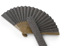 Handfächer Seikaiha, Blau 3 Handfächer Seikaiha, Blau – Bild 3