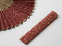 Handfächer Seikaiha, Rot 6 Handfächer Seikaiha, Rot – Bild 6