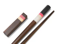 Japanische Essstäbchen Midnight Paris, Ebenholz, Mit Ablage 5 Japanische Essstäbchen Midnight Paris, Ebenholz, Mit Ablage – Bild 5