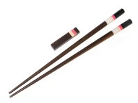 Japanische Essstäbchen Midnight Paris, Ebenholz, Mit Ablage 8 Japanische Essstäbchen Midnight Paris, Ebenholz, Mit Ablage – Bild 8