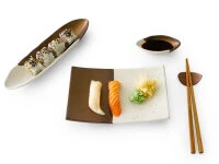 Japanische Servierschale Sou, Weiß-gold, 2 Größen 7 Japanische Servierschale Sou, Weiß-gold, 2 Größen – Bild 7