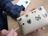 Japanische Vase Act/ Scab, Weiß 4 Japanische Vase Act/ Scab, Weiß – Bild 4