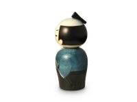 Kokeshi: Holzfigur Samurai 3 Kokeshi: Holzfigur Samurai – Bild 3