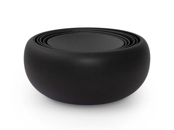 Oryoki Schalenset Schwarz 6 Oryoki Schalenset Schwarz – Bild 6