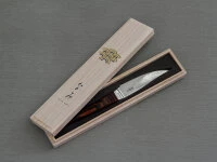 Steak Messer Nami Mahagoni, Wilder Damast, 70 Lagen 4 Steak Messer Nami Mahagoni, Wilder Damast, 70 Lagen – Bild 4