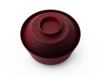 Suppenschale Mit Deckel Hashi Han, Urushi Rot 3 Suppenschale Mit Deckel Hashi Han, Urushi Rot – Bild 3