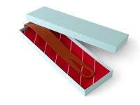 Umhängetasche Furoshiki Sutoraipu, Rot, 70 Cm 3 Umhängetasche Furoshiki Sutoraipu, Rot, 70 Cm – Bild 3