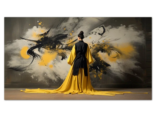 Wandbild Shodo #2, Farbig 16:9 3 Wandbild Shodo #2, Farbig 16:9 – Bild 3